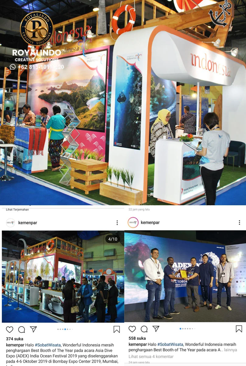 Booth Pameran Custom RE-032