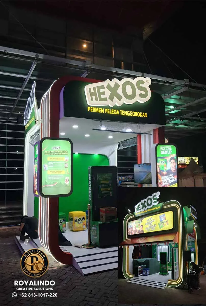 Booth Pameran Hexos