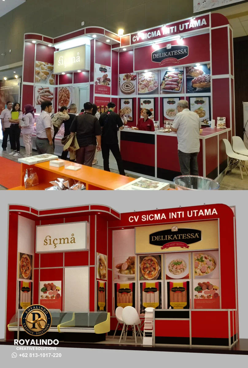 Booth Pameran Sicma Inti Utama