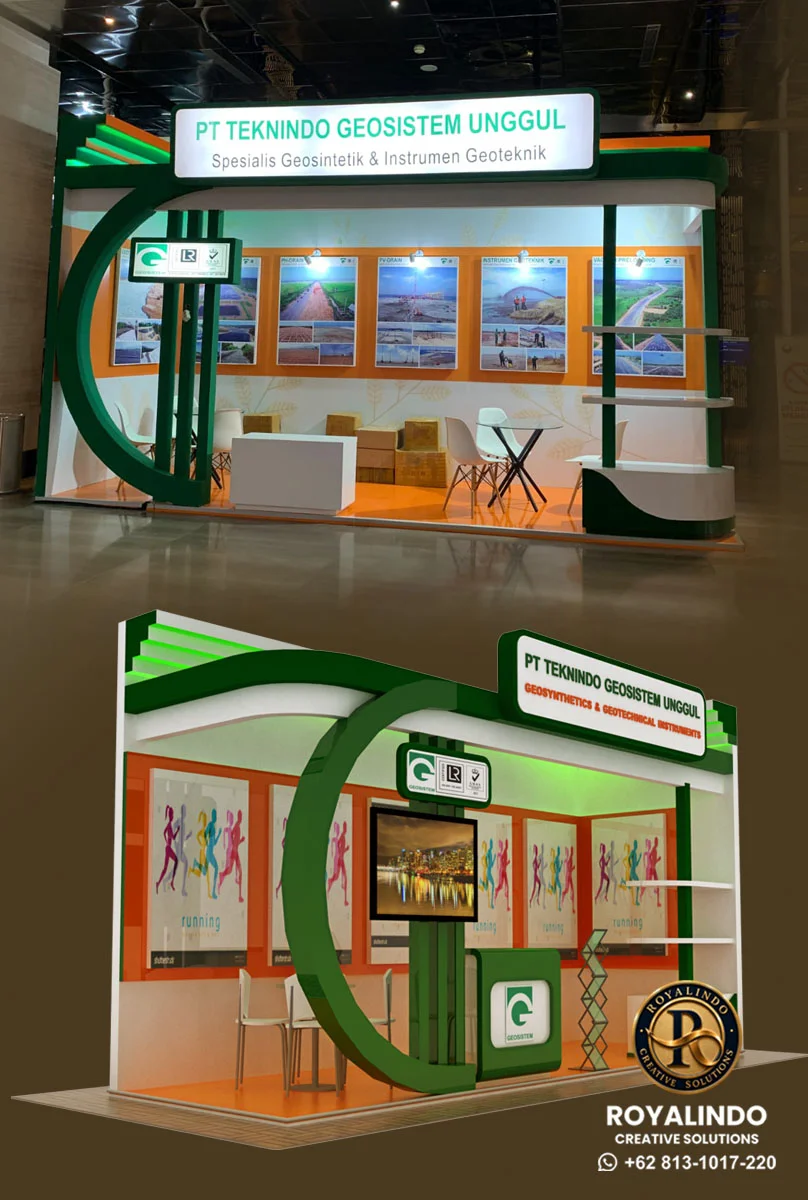 Booth Pameran Teknindo Geosistem Unggul RE-022