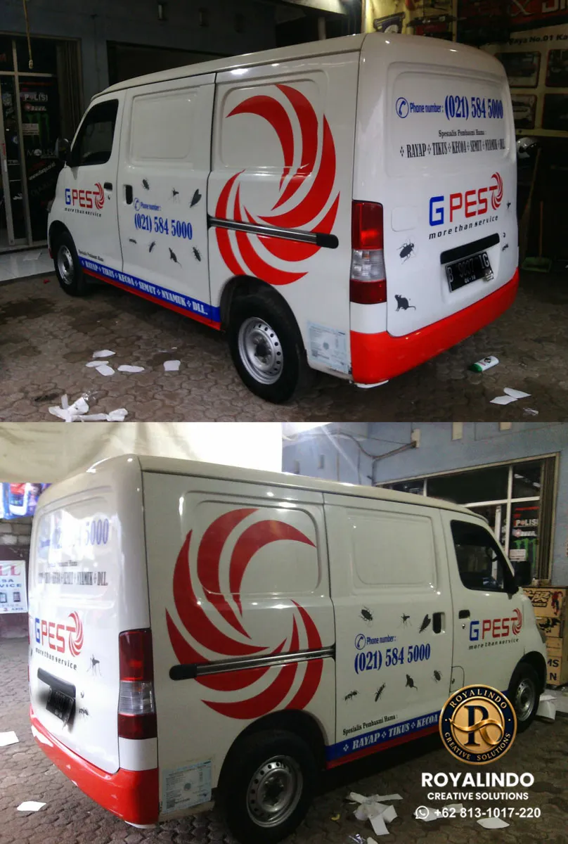 Cutting Sticker Mobil Custom Gpest