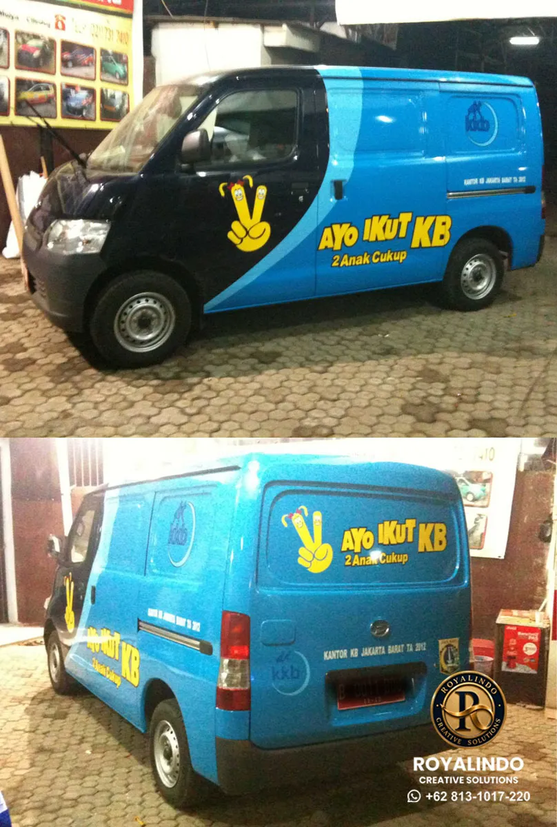 Cutting Sticker Mobil Custom KB