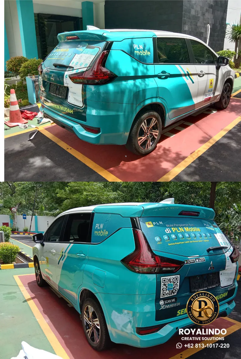 Cutting Sticker Mobil Custom PLN
