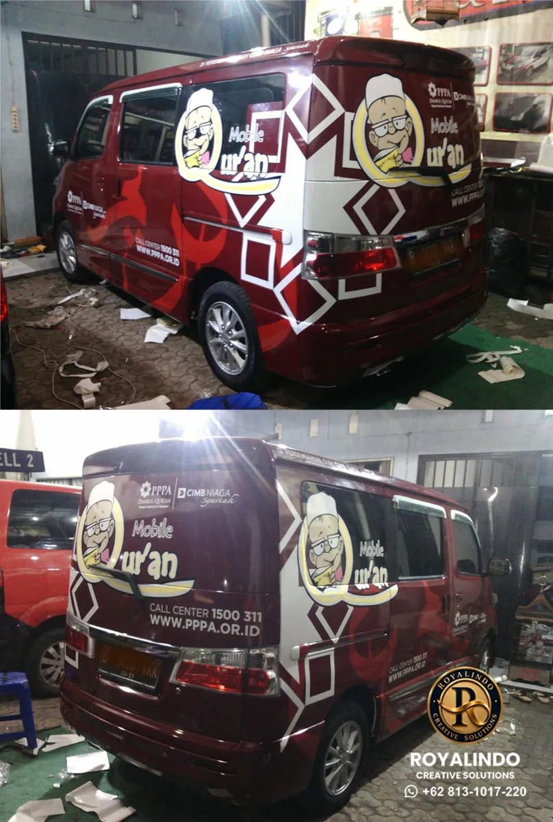 Cutting Sticker Mobil Daarul Qur'an RV-022