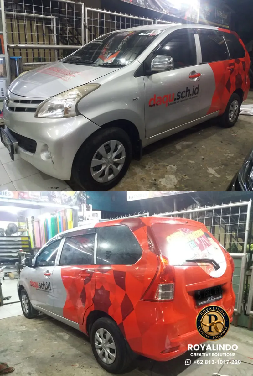 Cutting Sticker Mobil daqu.sch.id RV-023