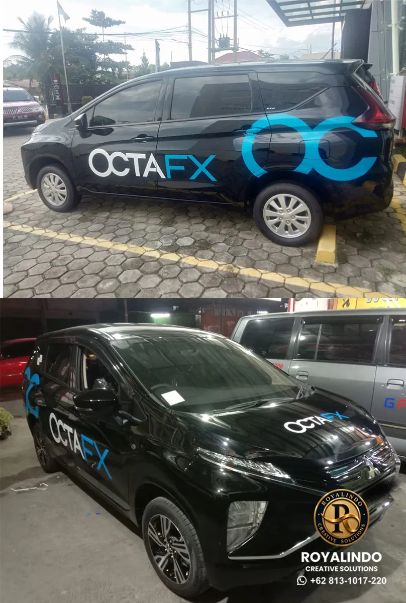 Cutting Sticker Mobil Octafx RV-017