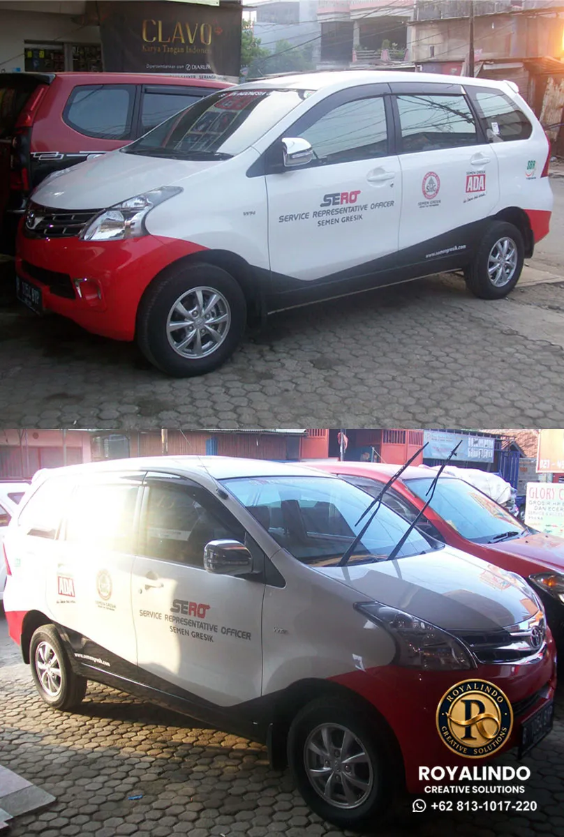 Cutting Sticker Mobil Sero RV-021