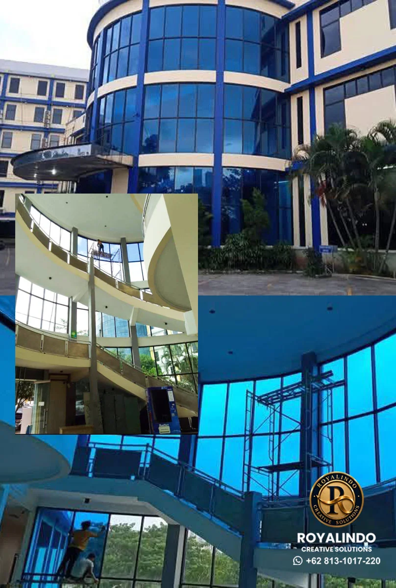 Kaca Film Gedung dan Kantor Custom A