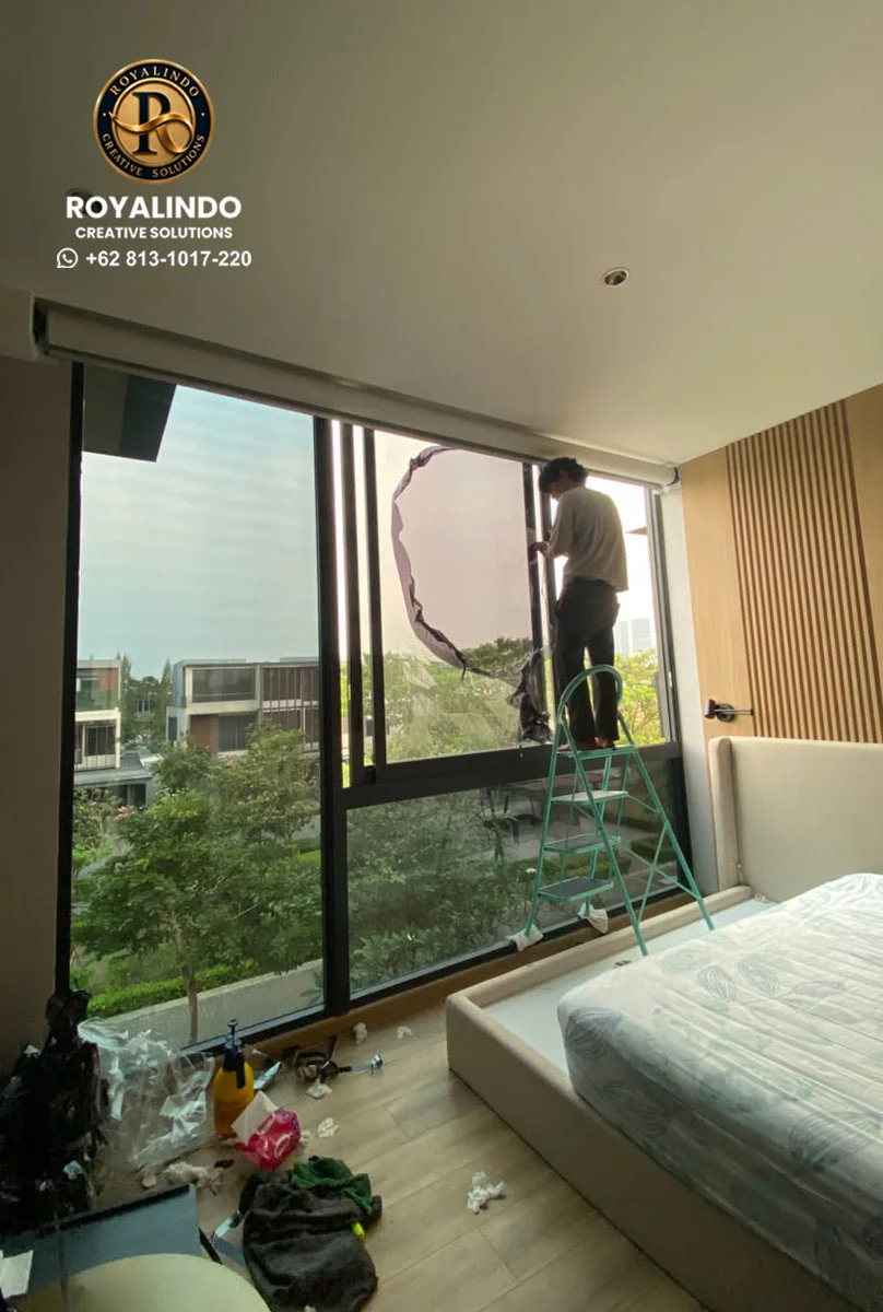 Kaca Film Gedung dan Kantor Custom B