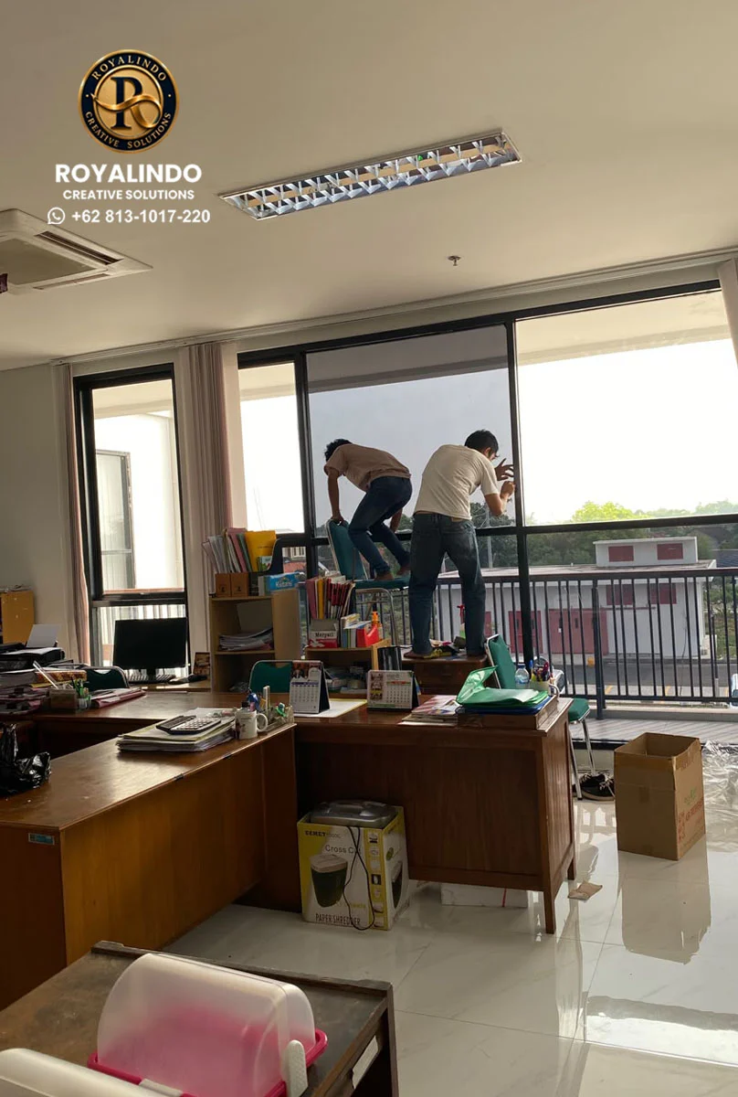 Kaca Film Gedung dan Kantor Custom D