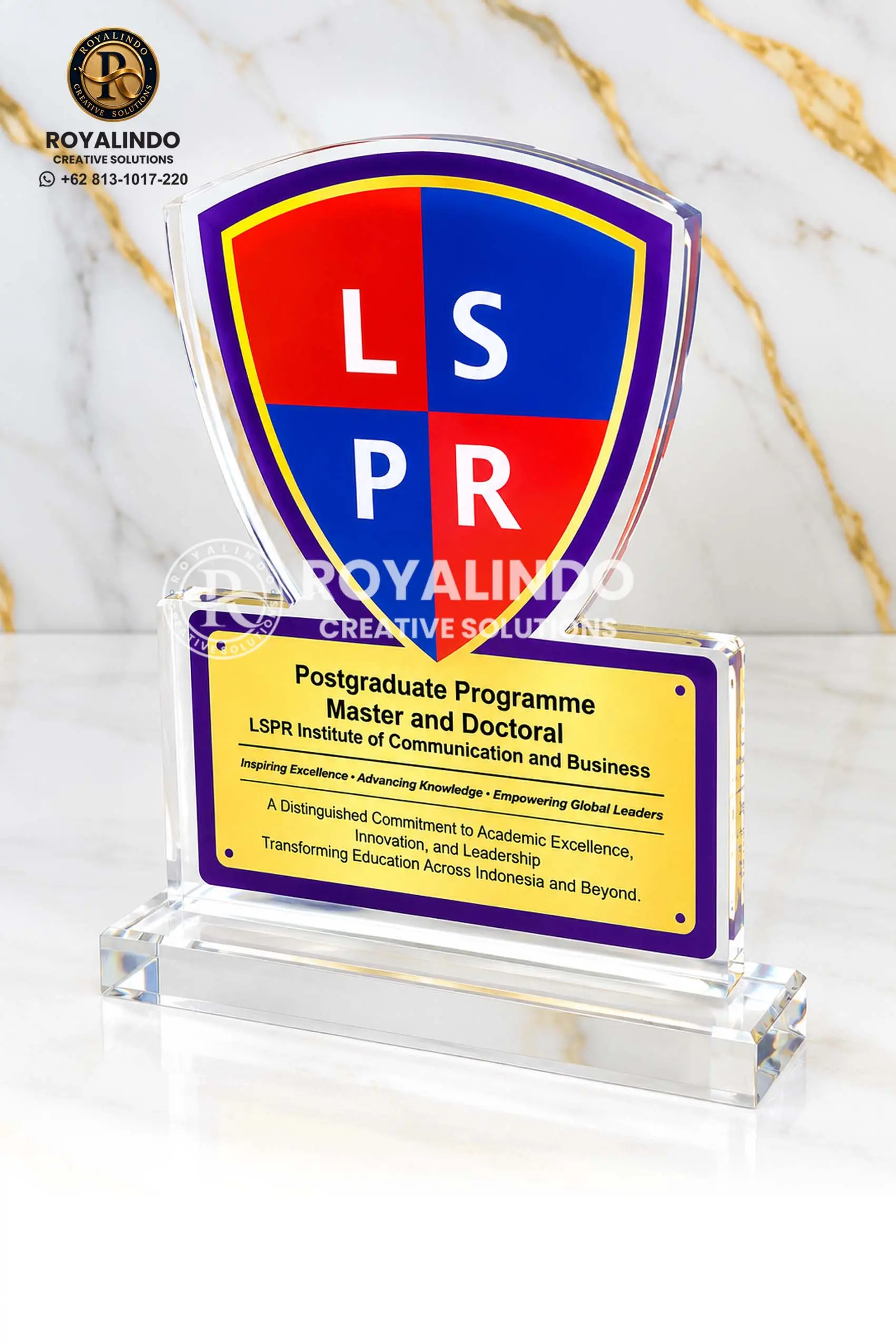 Plakat Akrilik Custom London School Of Public Relation