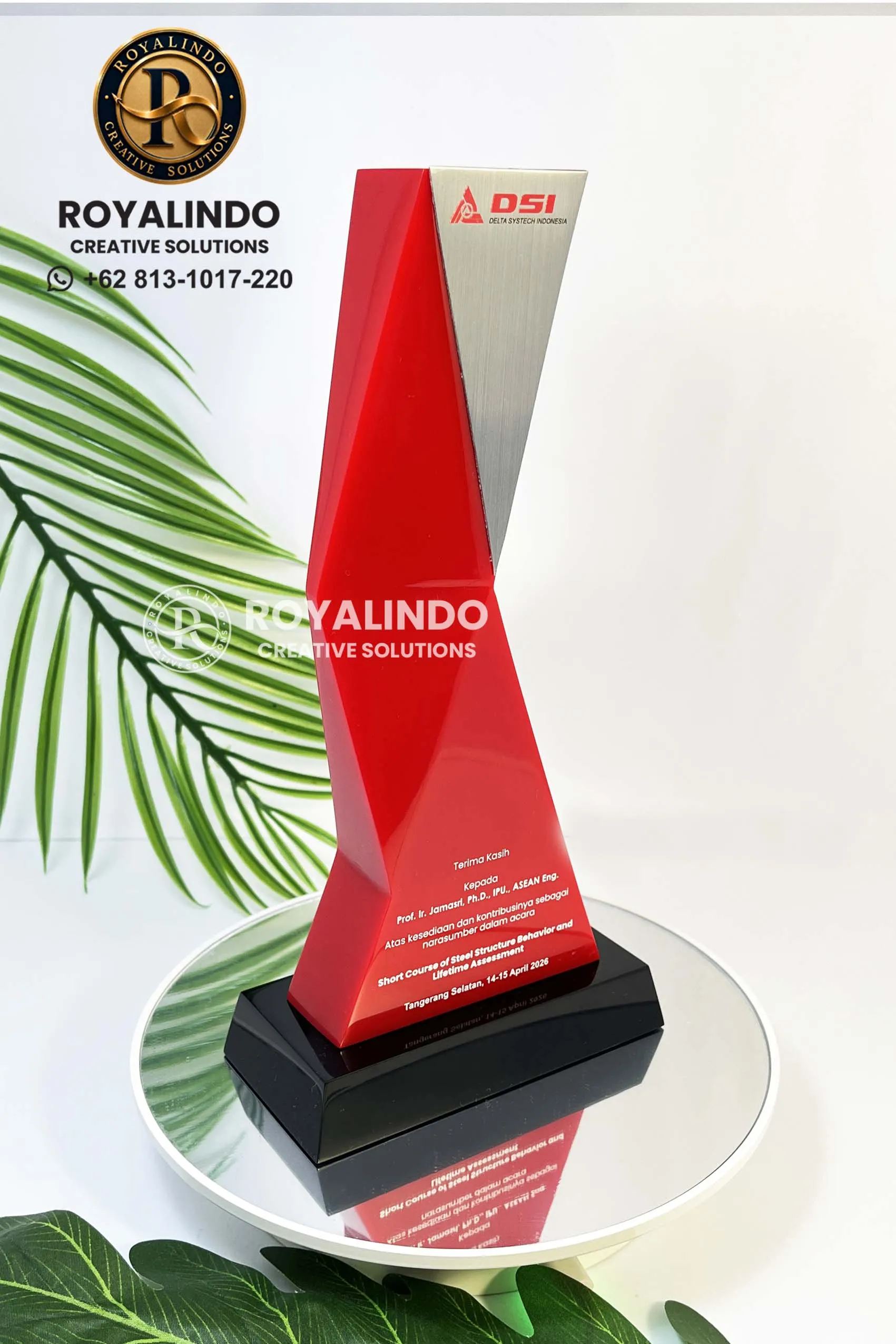 Plakat Resin Kombinasi Plat DSI